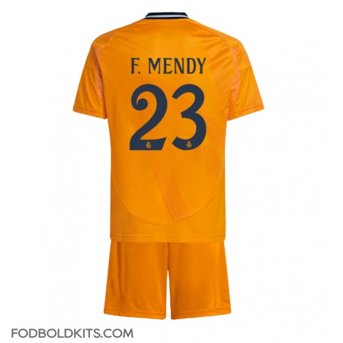 Real Madrid Ferland Mendy #23 Udebanesæt Børn 2024-25 Kortærmet (+ Korte bukser)